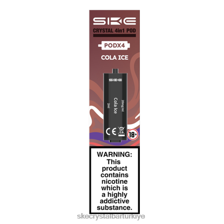 SKE Vape Turkey - SKE Crystal 2400 4'ü 1 arada önceden doldurulmuş kapsüller - 4'lü paket çeşitli tatlar 8V62B100