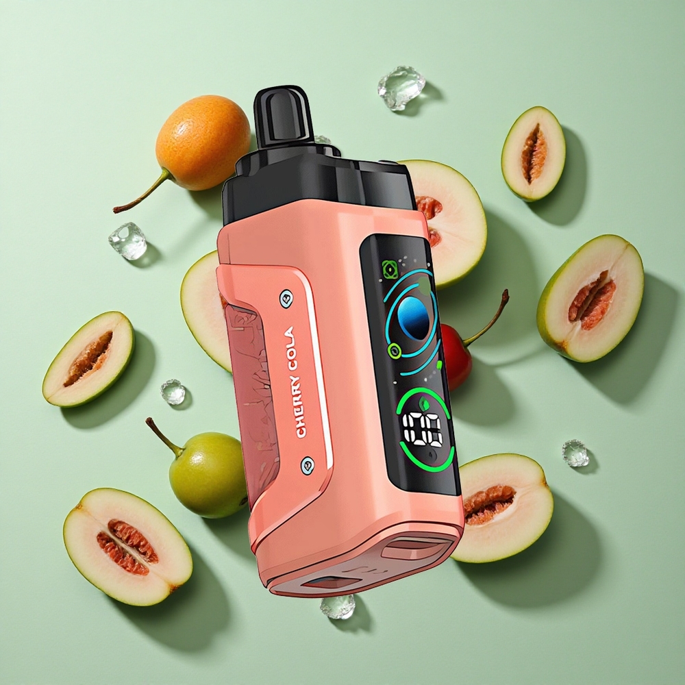 Razz Bar 45000 Puffs Ayarlanabilir Hava Akışı Vişne Kola Şarj Edilebilir