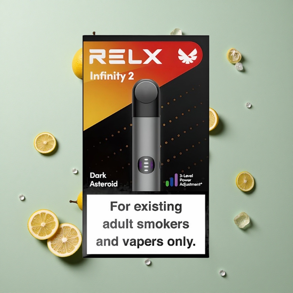 RELX Infinity 2 600-650 Puffs Gri USB Type-C Şarj Portlu