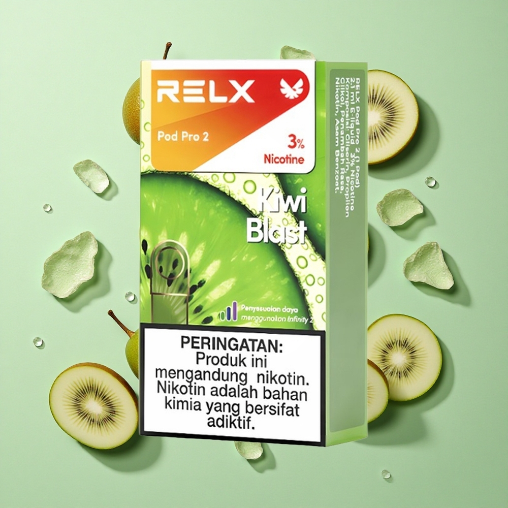 RELX Pod Pro 2 600 Puffs Kivi Patlaması Nikotin Oranı:%3 Voltaj Ayarları:Eko Modu (5.5W),Pürüzsüz Modu (6.5W),Güçlü Modu (8W)