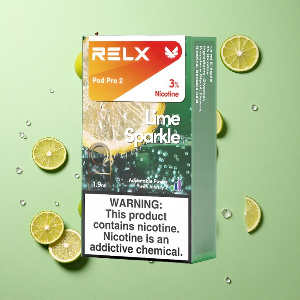 RELX Pod Pro 2 600 Puffs Limon Pırıltı Nikotin Oranı:%3 Voltaj Ayarları:Eko Modu (5.5W),Pürüzsüz Modu (6.5W),Güçlü Modu (8W)