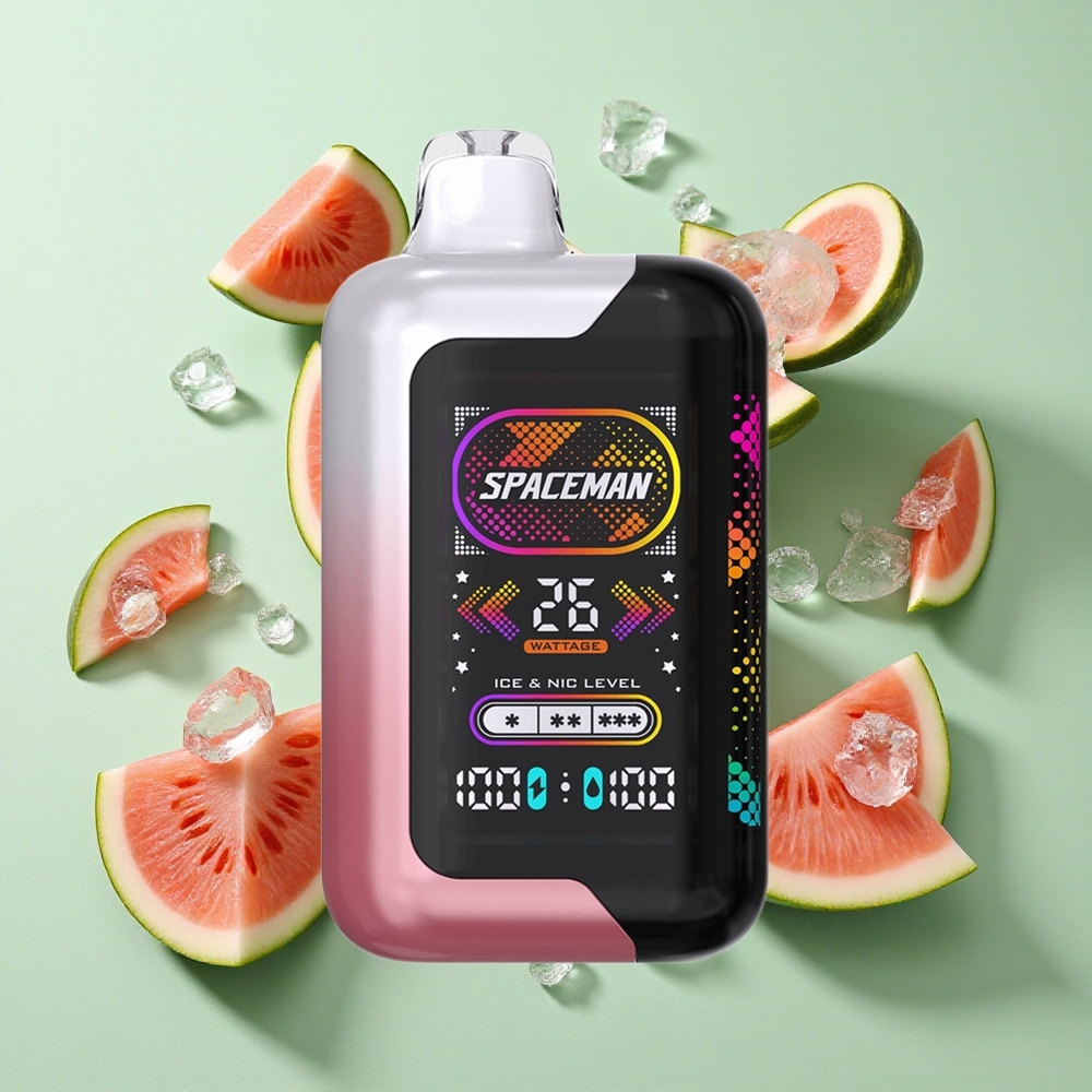 SMOK SPACEMAN SP40000 40000 Puffs Karpuz Buz 20ml Şarj Portu Type-C