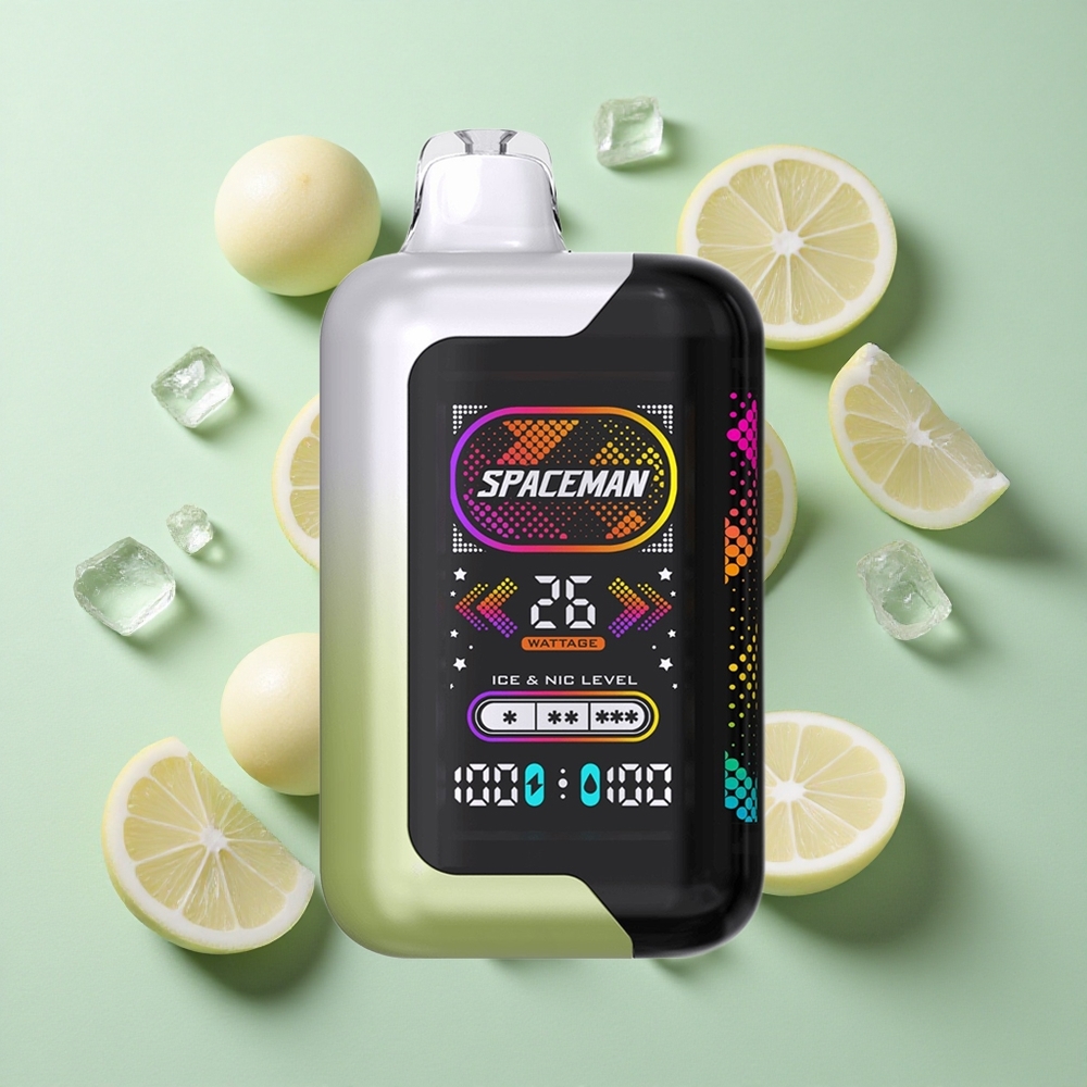 SMOK SPACEMAN SP40000 Beyaz Üzüm Buz 20ml e-Sıvı Kapasitesi 1000mAh Entegre Pil Kapasitesi