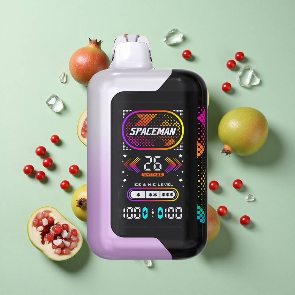 SMOK SPACEMAN SP40000 Vişne Nar 40000 Puffs 20ml Sıvı Kapasitesi